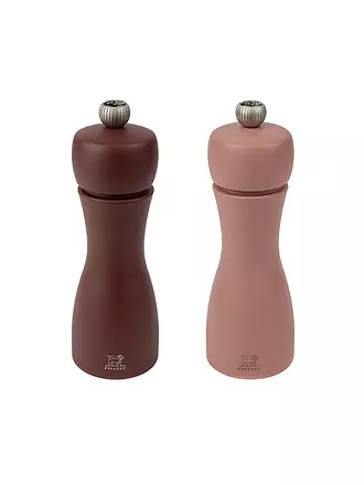 PEUGEOT | Ensemble de moulins à poivre et à sel TAHITI TERRE 2 pièces 15cm hêtre / Marron clair et foncé |